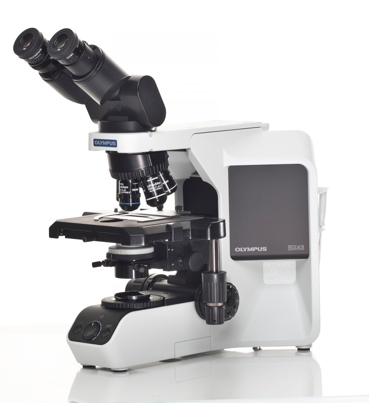Olympus BX43F — прямой лабораторный микроскоп с фазовым контрастом и камерой SC50