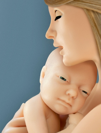 Многофункциональный манекен имитации родов (роженица c плодом) Noelle, Ноэлье (Victoria, Виктория)